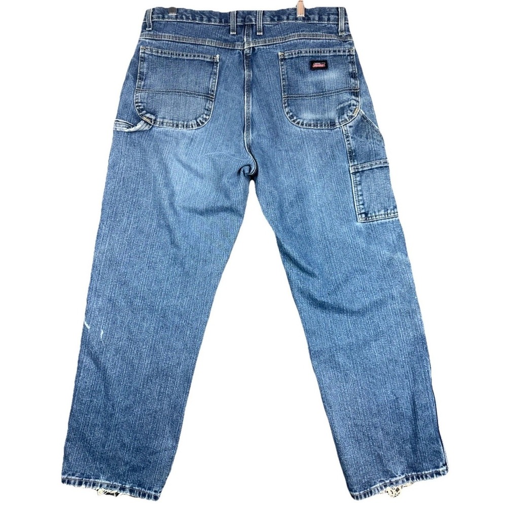 Dickies Carpenter‎ Jeans 38x30 Blue Workwear Wide Leg Utility Skater Baggy Y2K